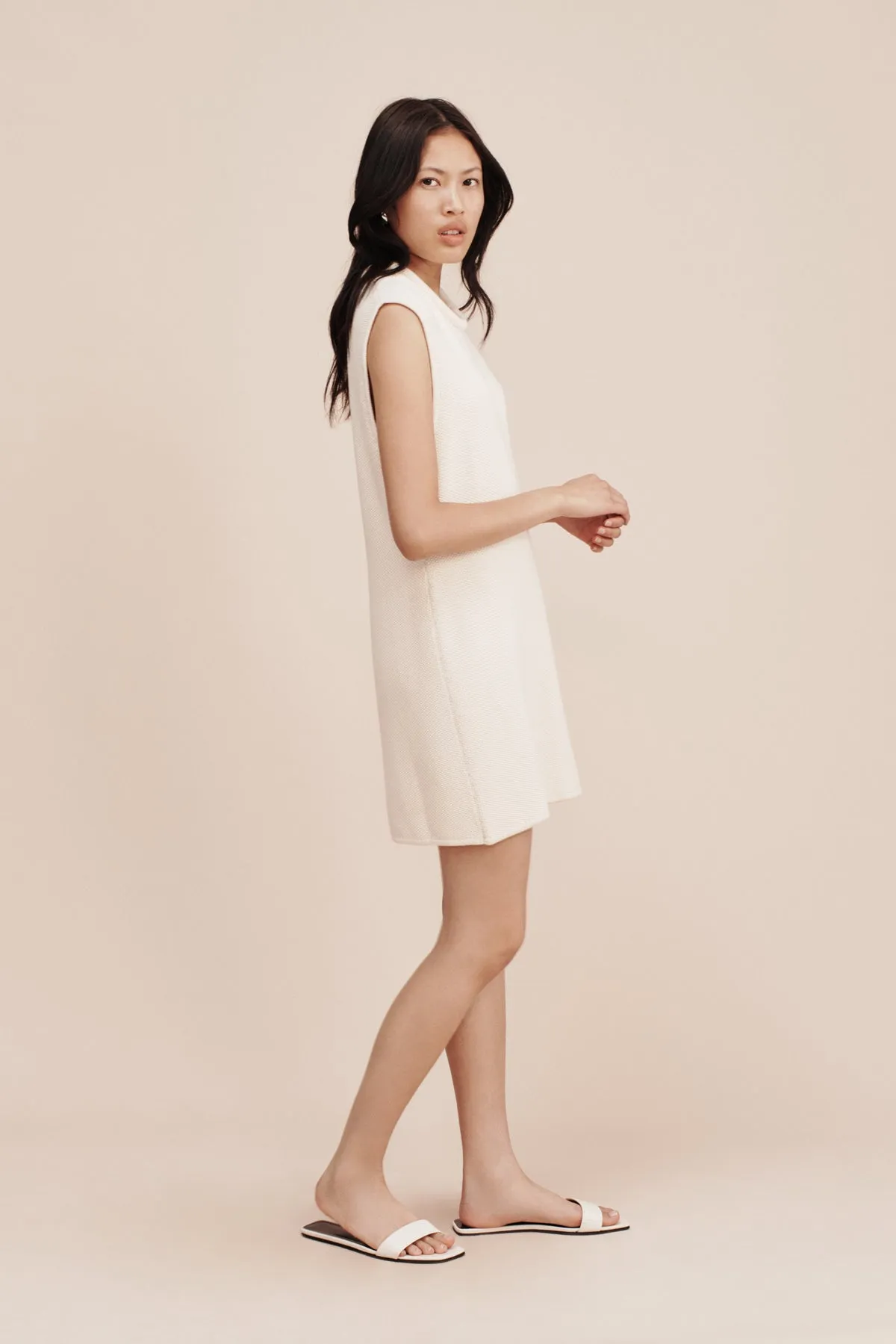 HARLEE Mini Dress Cream