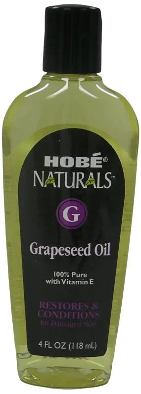 Hobe Labs Naturals Grapeseed Oil 4 fl oz (118 ml)