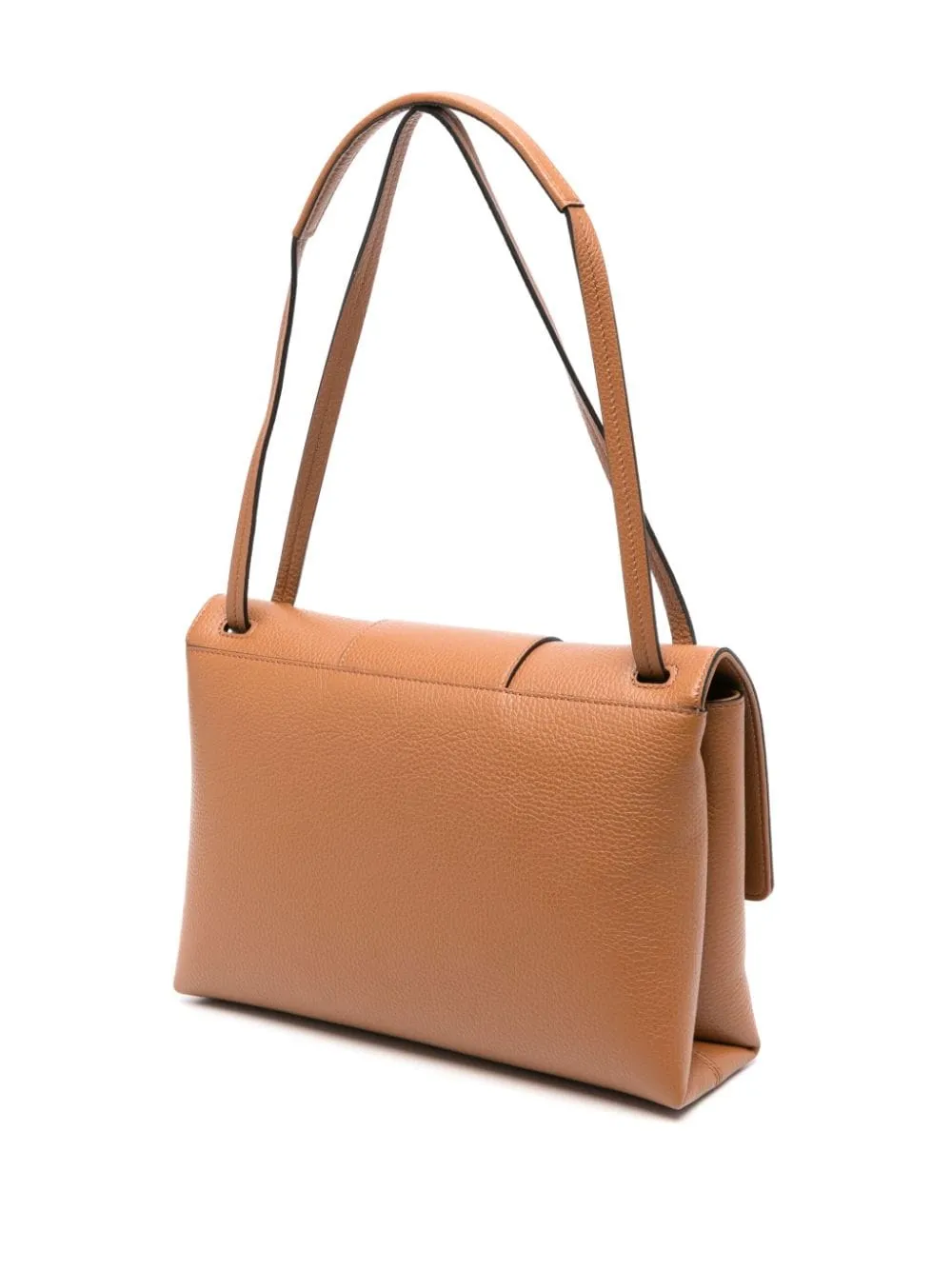 Camel Brown HOGAN Elegant Medium Leather Crossbody Handbag