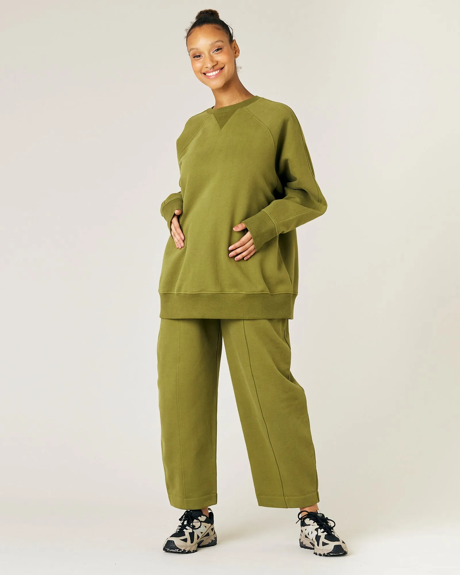 Hugh Avocado Fleece Jersey Jumper 2.0