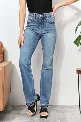 High Waist Full Size Jeans with Pockets