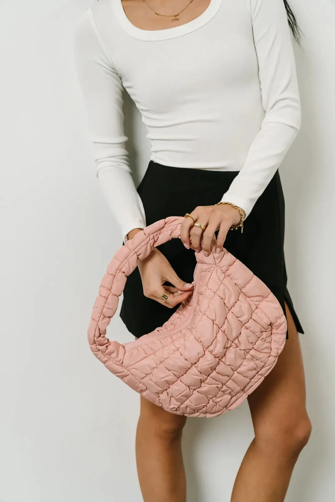 Julia Pink Quilted Bag