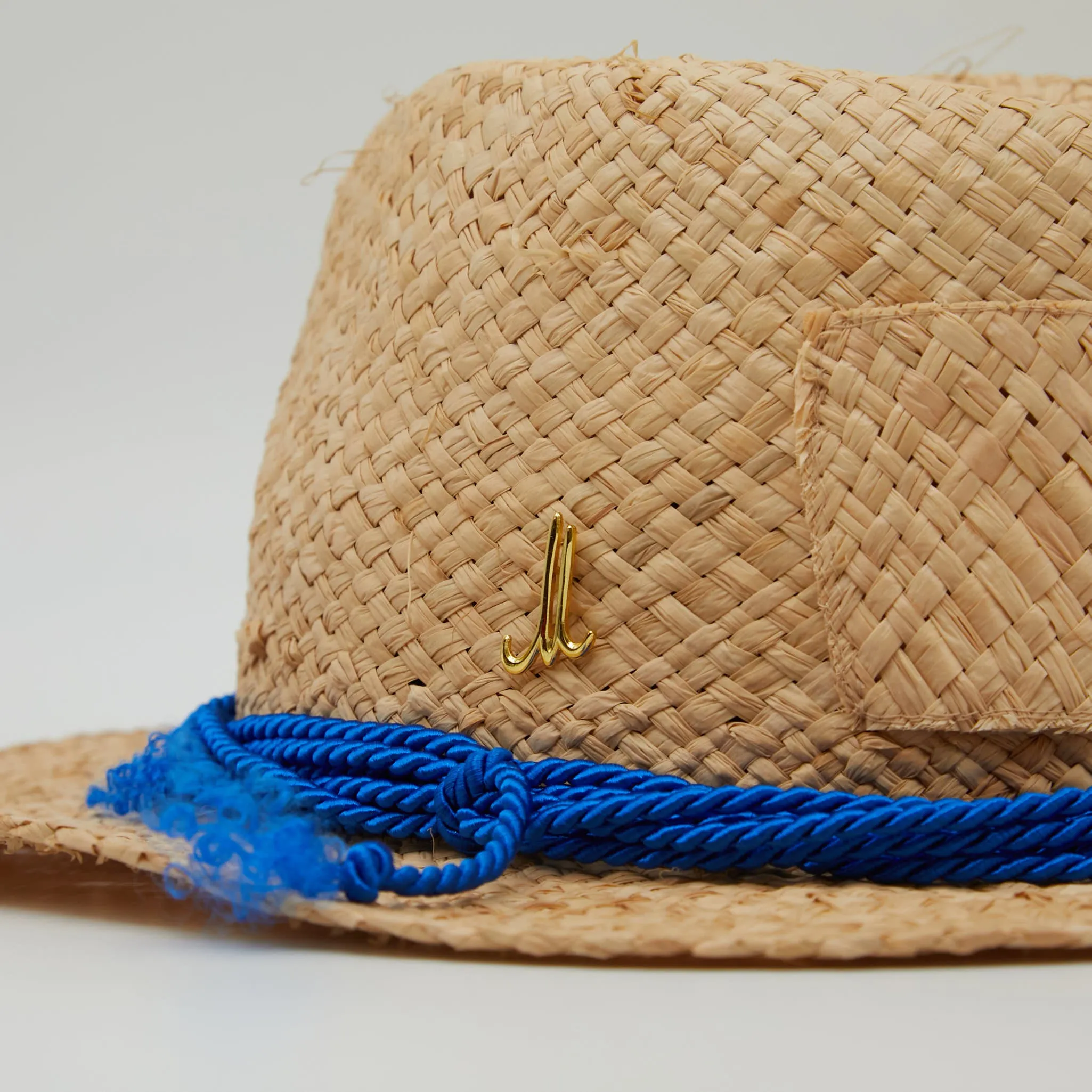 Junya Watanabe Man Woven Raffia Straw Hat