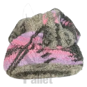 Stylish Pink Sherpa Hat