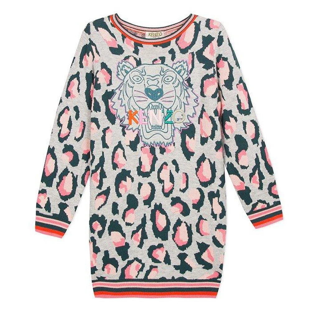 Kenzo Girls [2-6] Marl Knit Sweater Dress