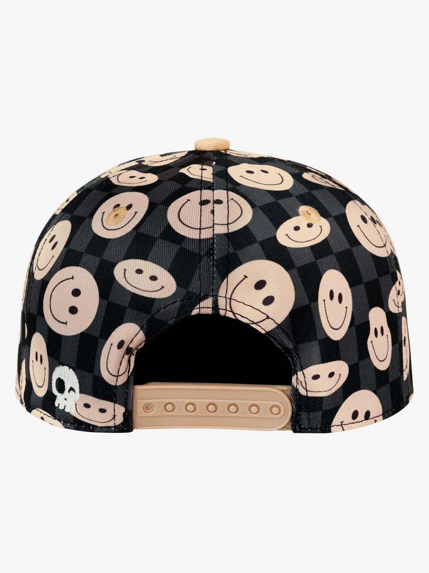 Black Kids Hat with Smiley Snapblack Design