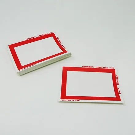 Kleer-Bak Bordered Stock Stickers