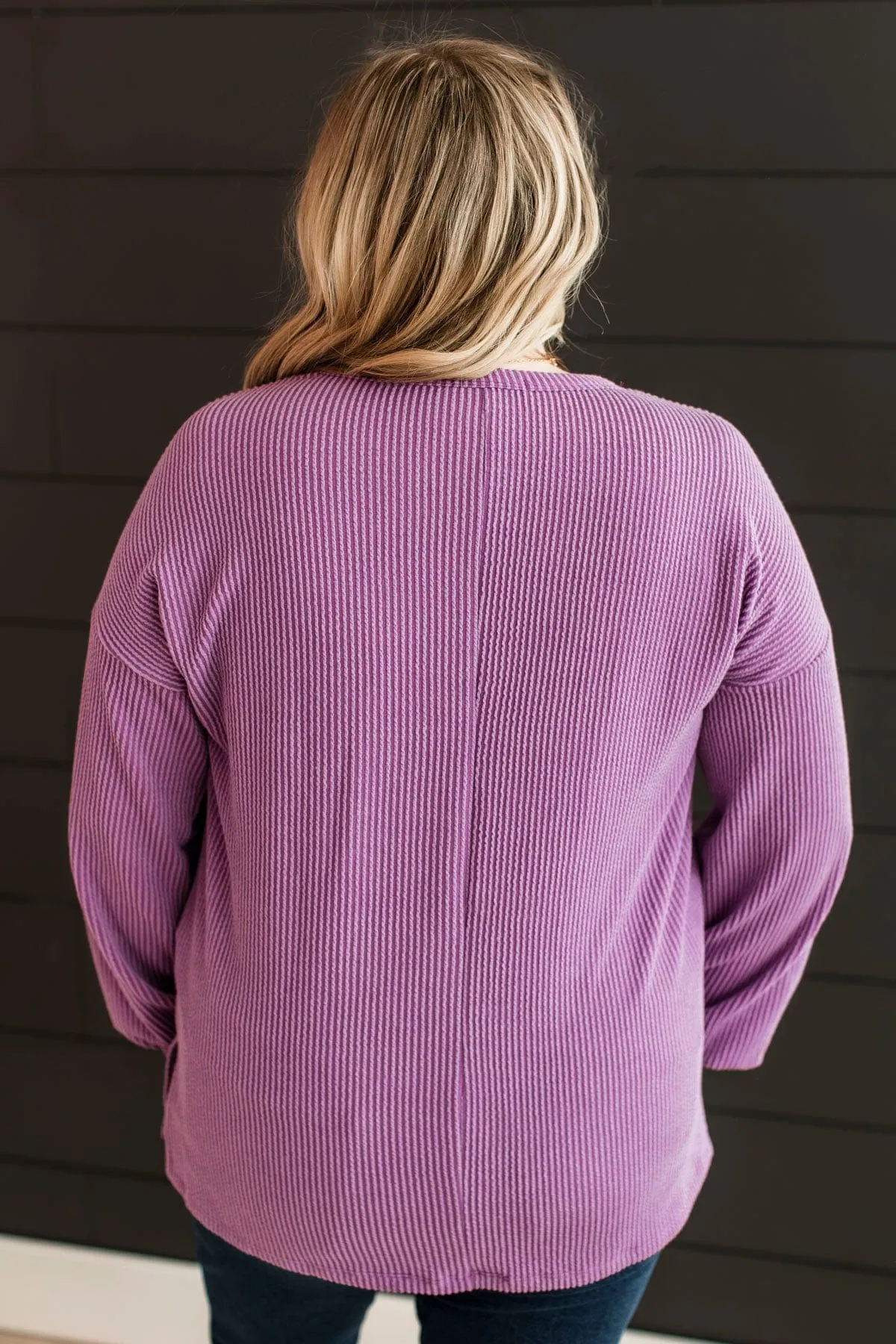 Pleased To Meet You Knit Top Lavender