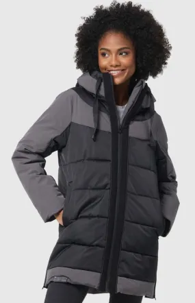 Navahoo's Long Down Coat for Women with Hood