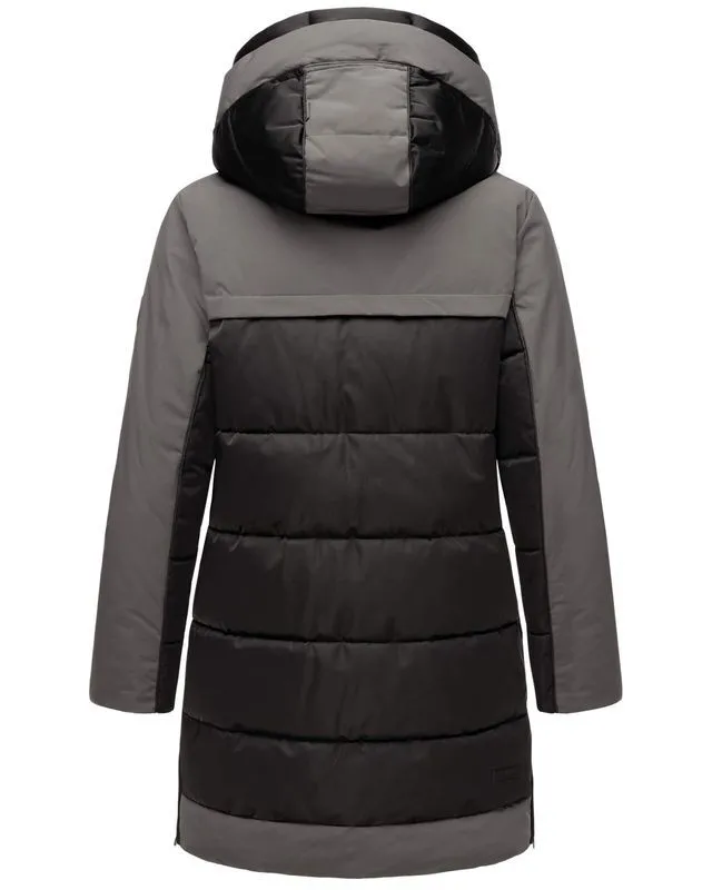 Navahoo's Long Down Coat for Women with Hood