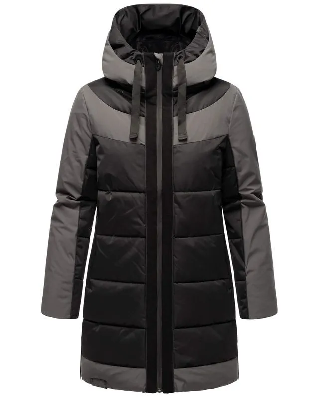 Navahoo's Long Down Coat for Women with Hood