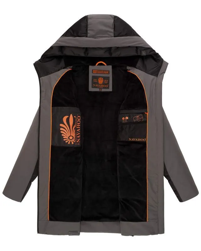 Navahoo's Long Down Coat for Women with Hood