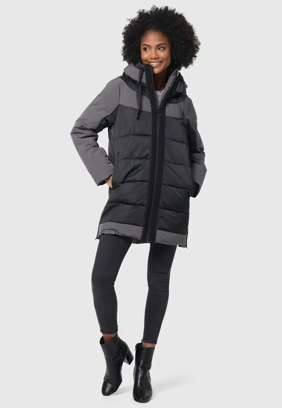 Navahoo's Long Down Coat for Women with Hood