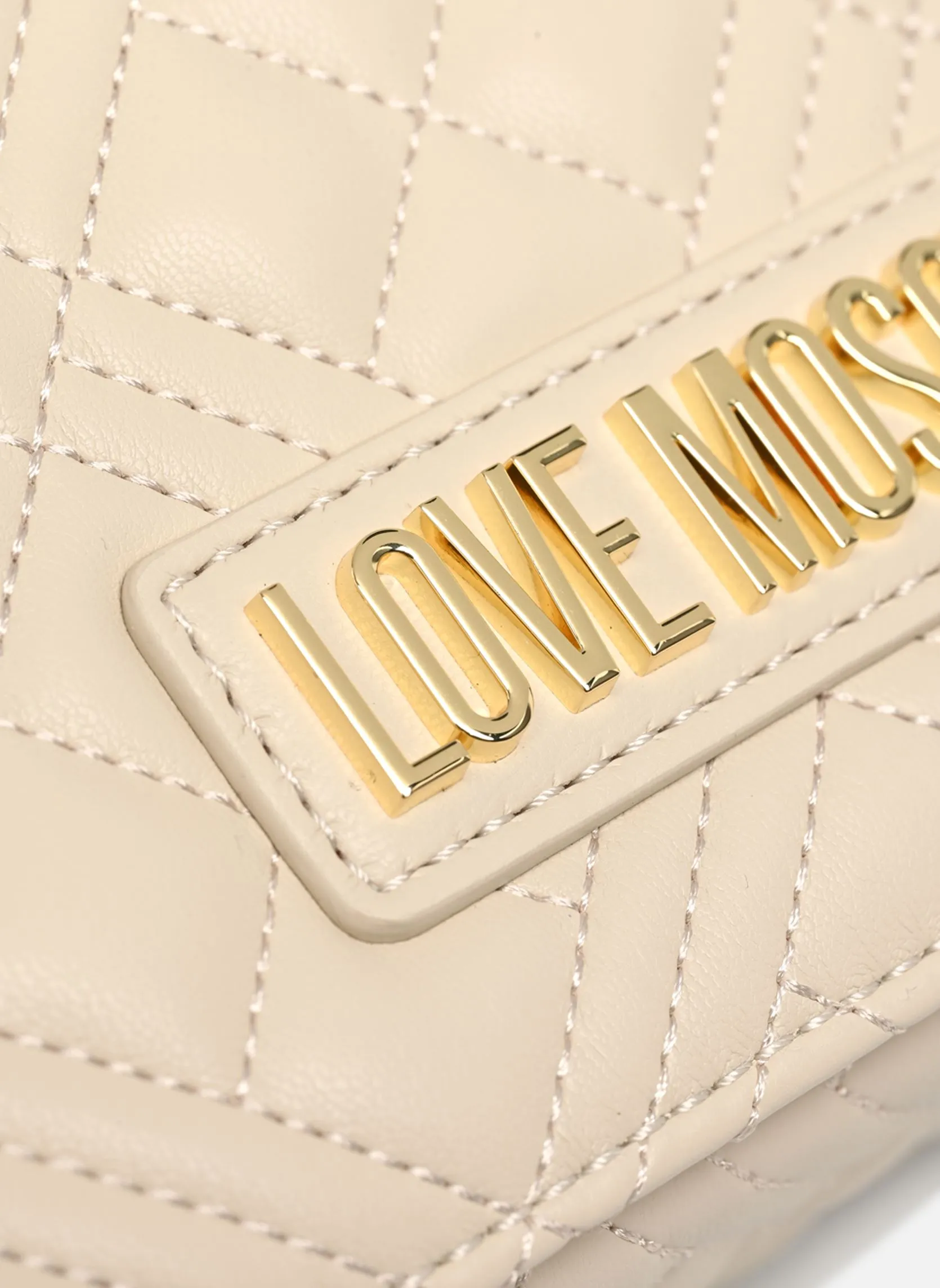 Beige Love MoschinoSmart Daily Bag