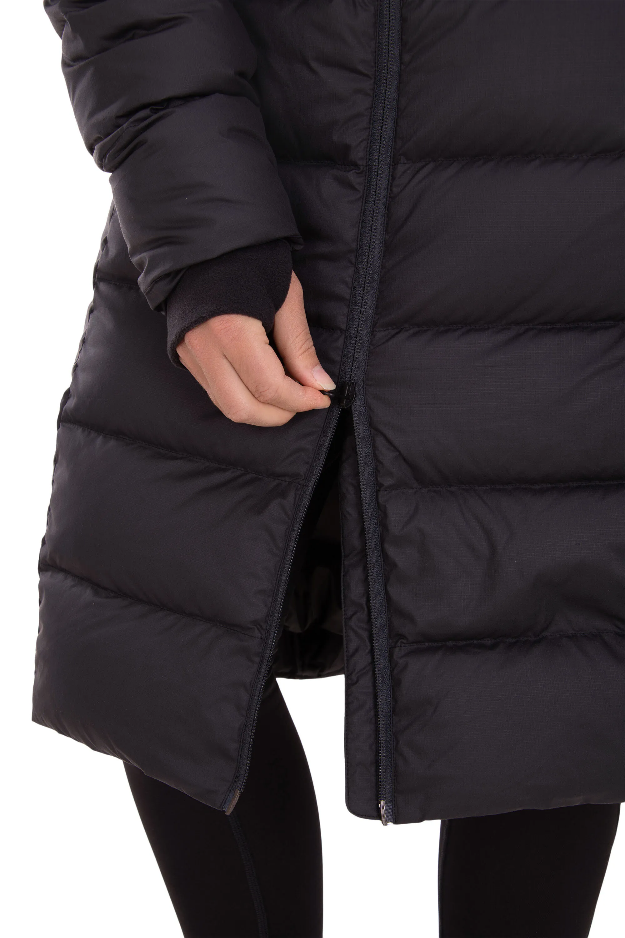 Macpac Women's Aurora Long Hooded Down Coat