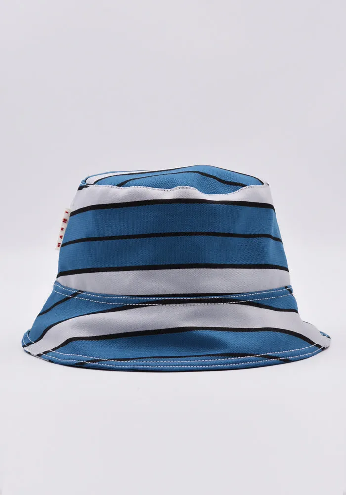 MARNI Striped Blue Bucket Hats