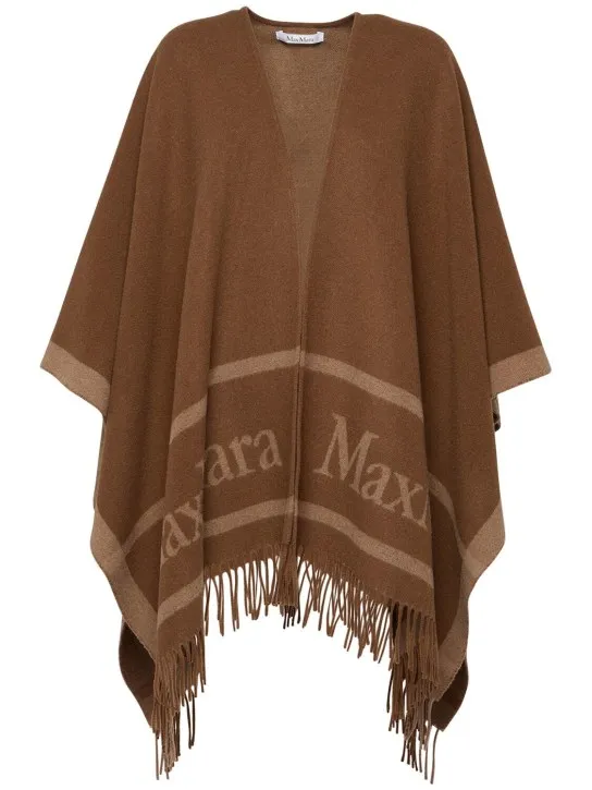 Max Mara   Hilde wool cape 