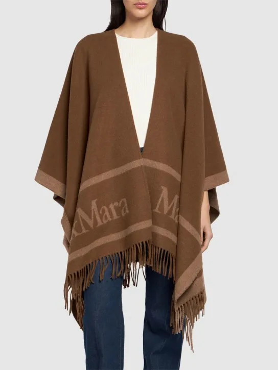 Max Mara   Hilde wool cape 