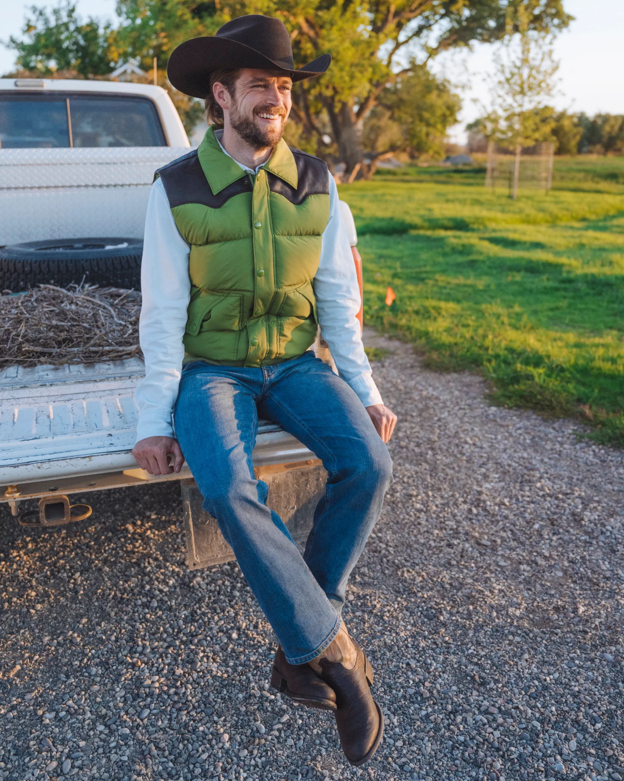 Men's Western Puffer Vest