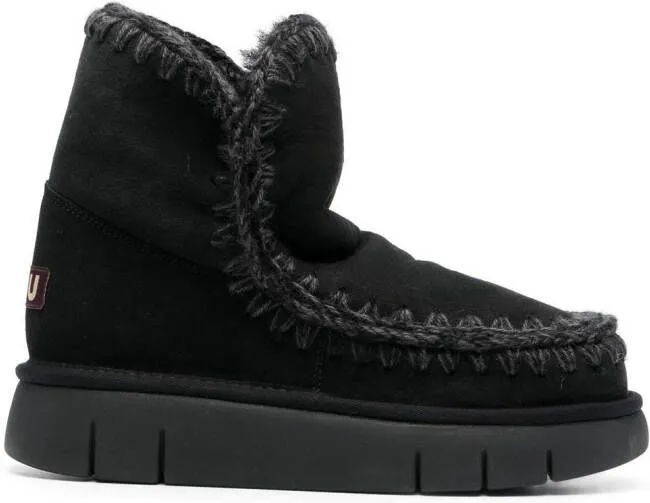 Mou Black Eskimo Suede Boots