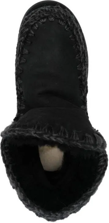 Mou Black Eskimo Suede Boots