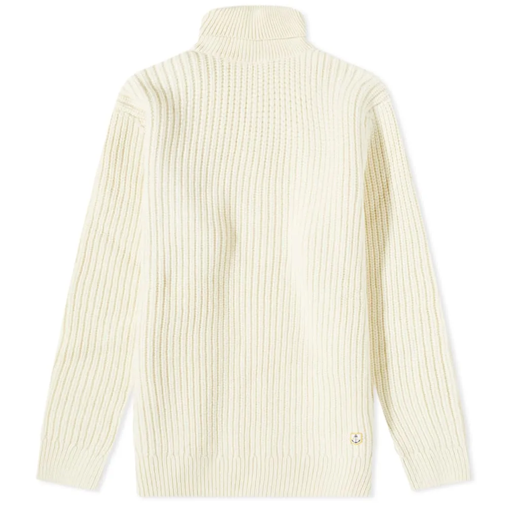 Nature Armor-Lux Ribbed Roll Neck Knit