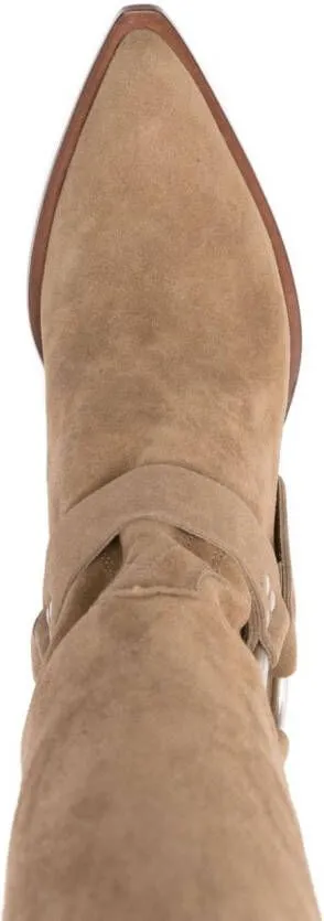 Neutrals Sonora 100mm suede boots