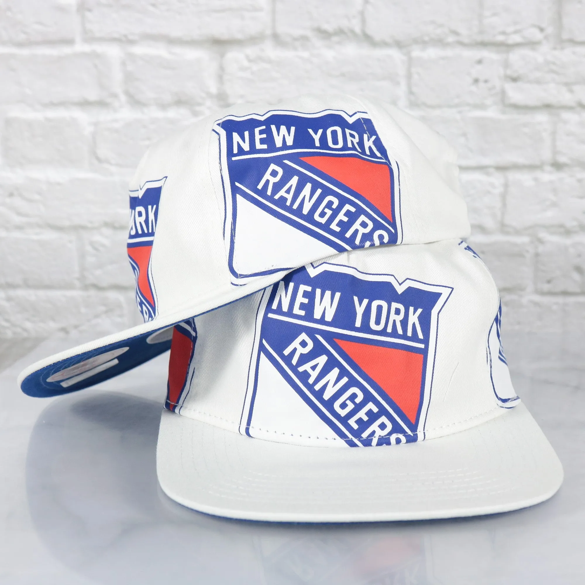 New York Rangers NHL Snapback Hat with White and Royal Colors