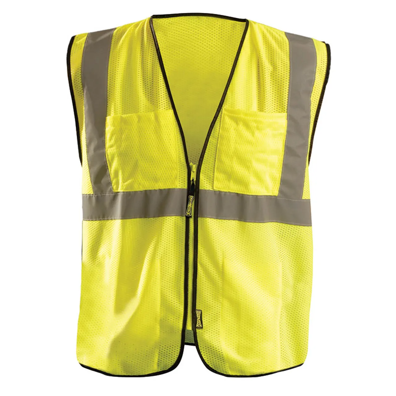 Occunomix Class 2 Hi Vis Economy Mesh Surveyors Vest with 12 Pockets ECO-GCS