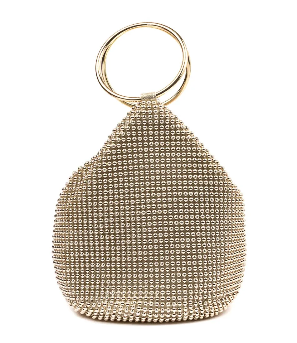 OLGA BERG Bianca Gold Mesh