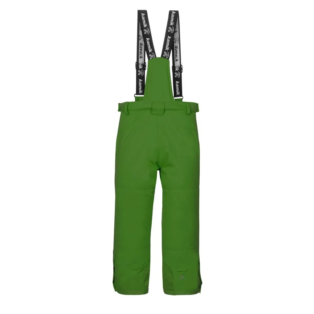 Olive snow pants for kids by Kamik