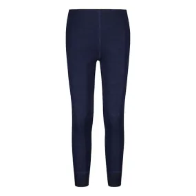 Organic Merino Wool Kids' Leggings in Blue