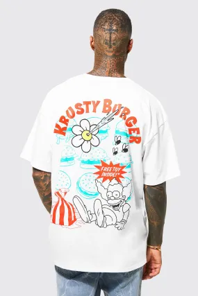 Oversized Krusty Burger License T-shirt