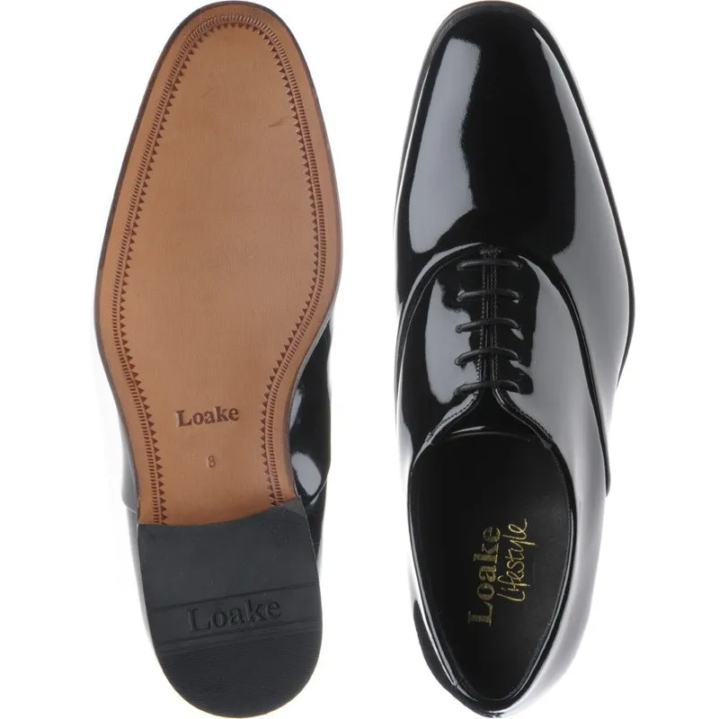 Patent formal shoes