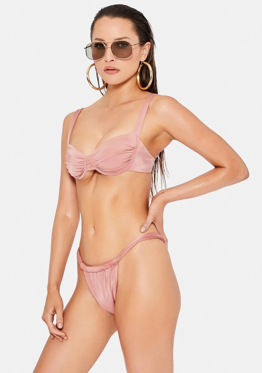 Peggy Rose Gold Bikini Set-