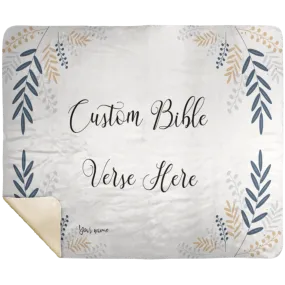 Bible Verse Sherpa Blanket