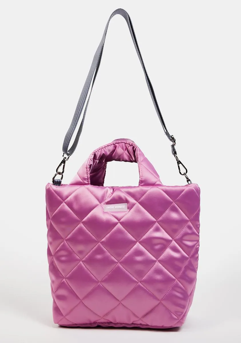 Pink Quilted Bag