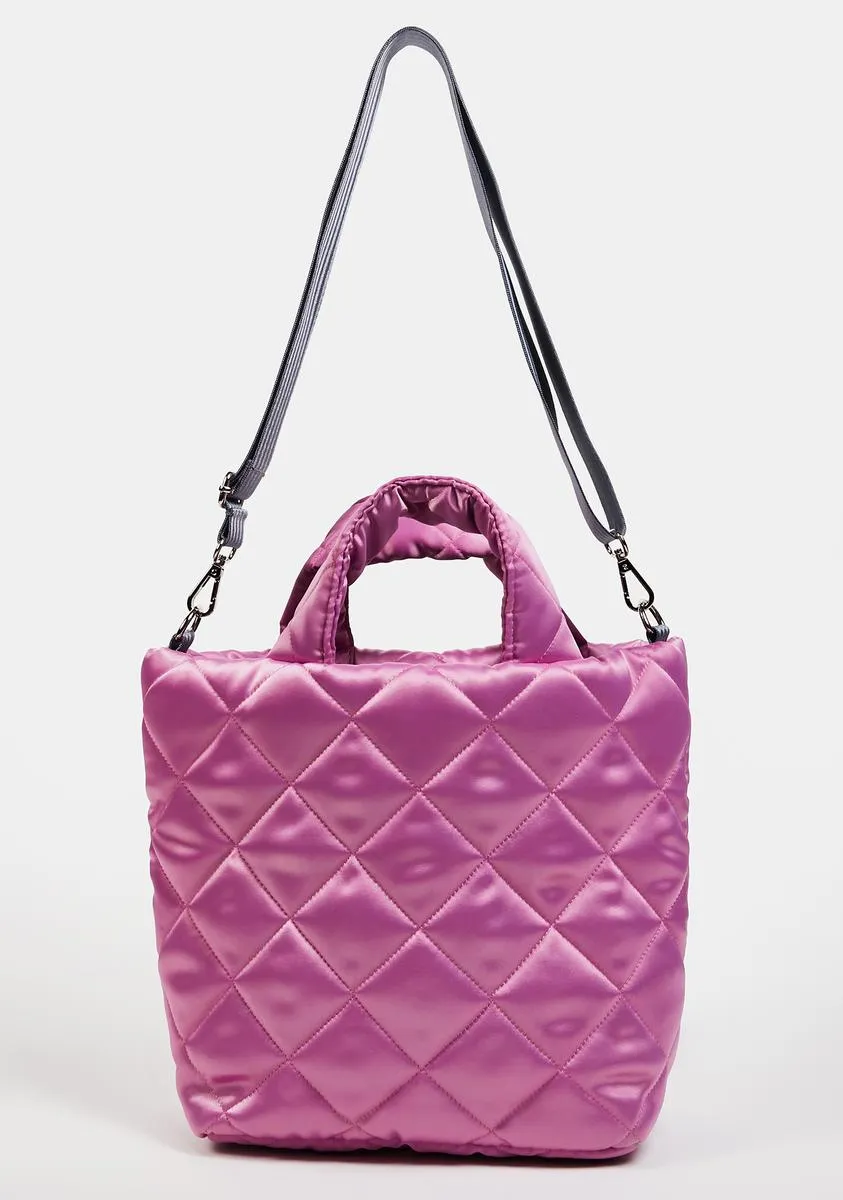 Pink Quilted Bag