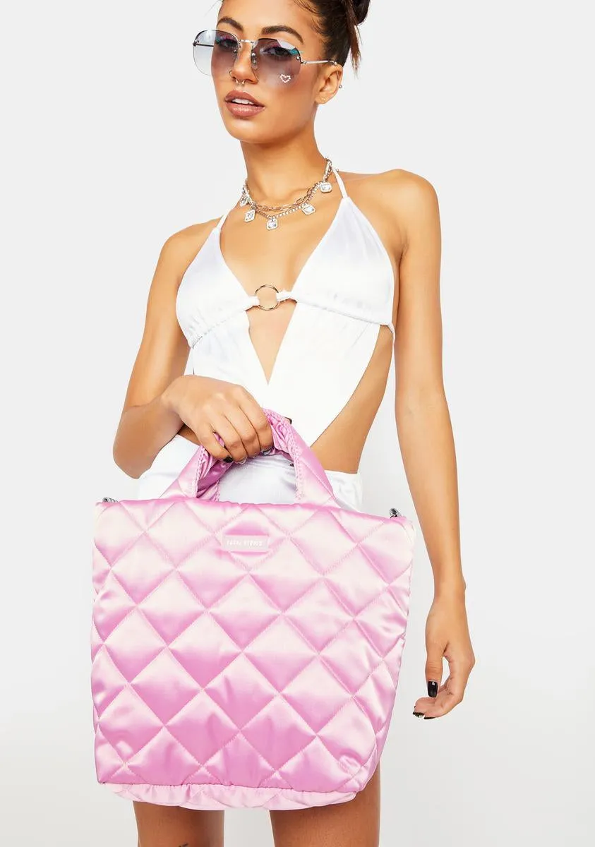 Pink Quilted Bag