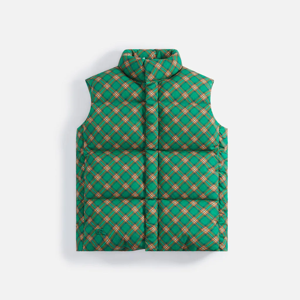 Printed Quilted Puffer Vest