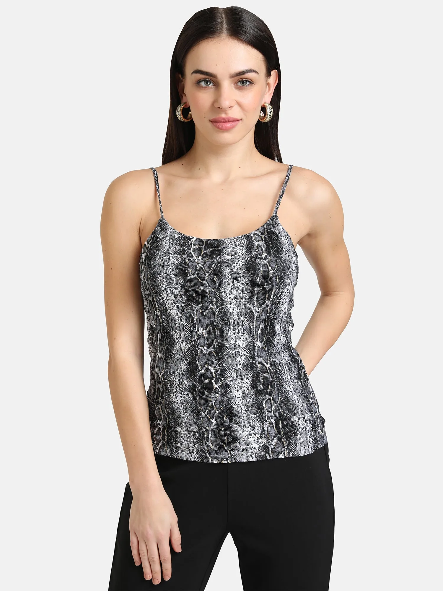 Stretch Lace Spaghetti Top