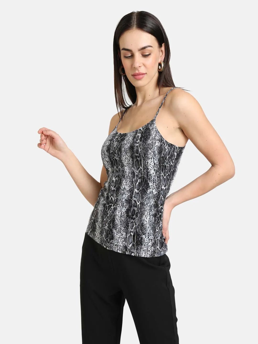 Stretch Lace Spaghetti Top