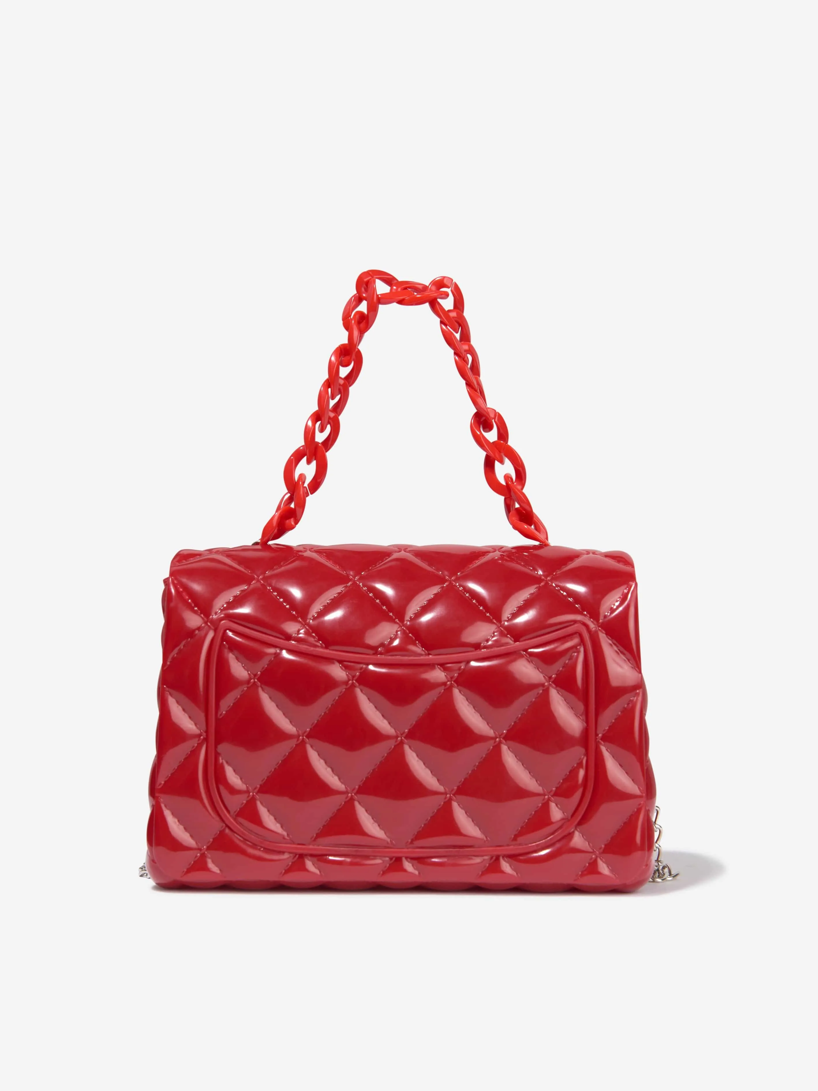 Red Monnalisa Girls Diamante Quilted Bag