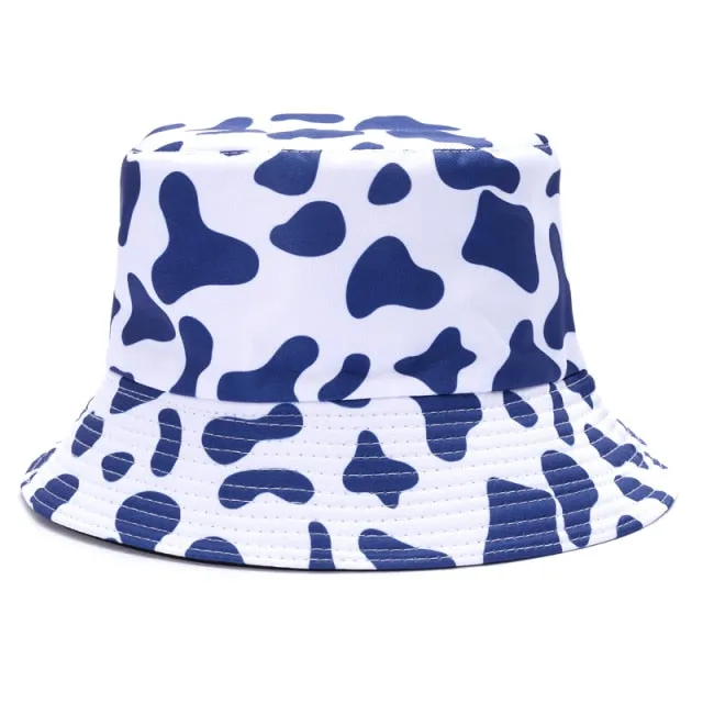 Reversible Summer Print Bucket Hat for Women - Travel-ready Bucket Hat