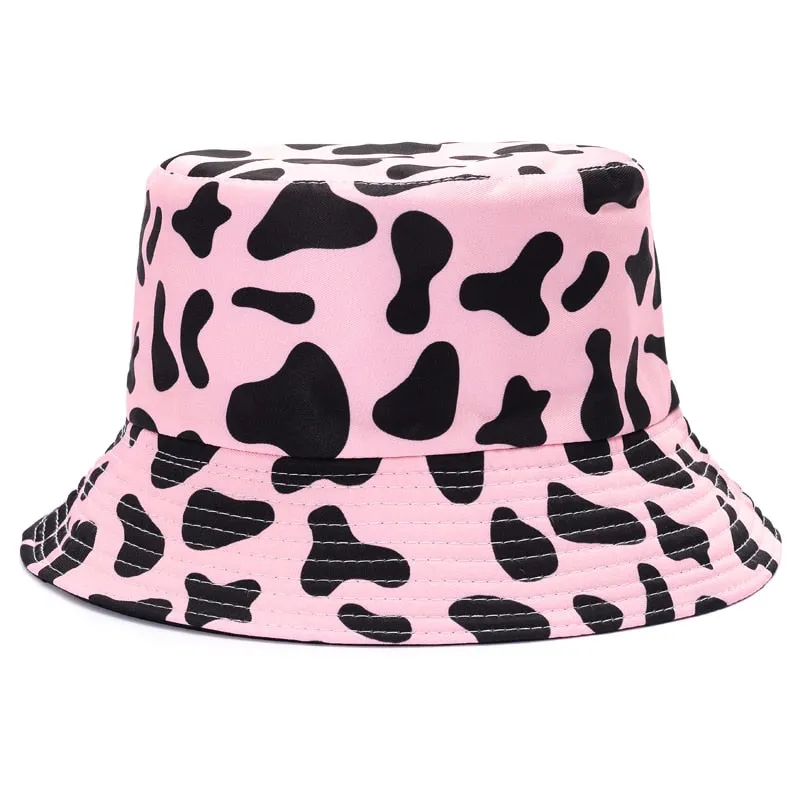 Reversible Summer Print Bucket Hat for Women - Travel-ready Bucket Hat