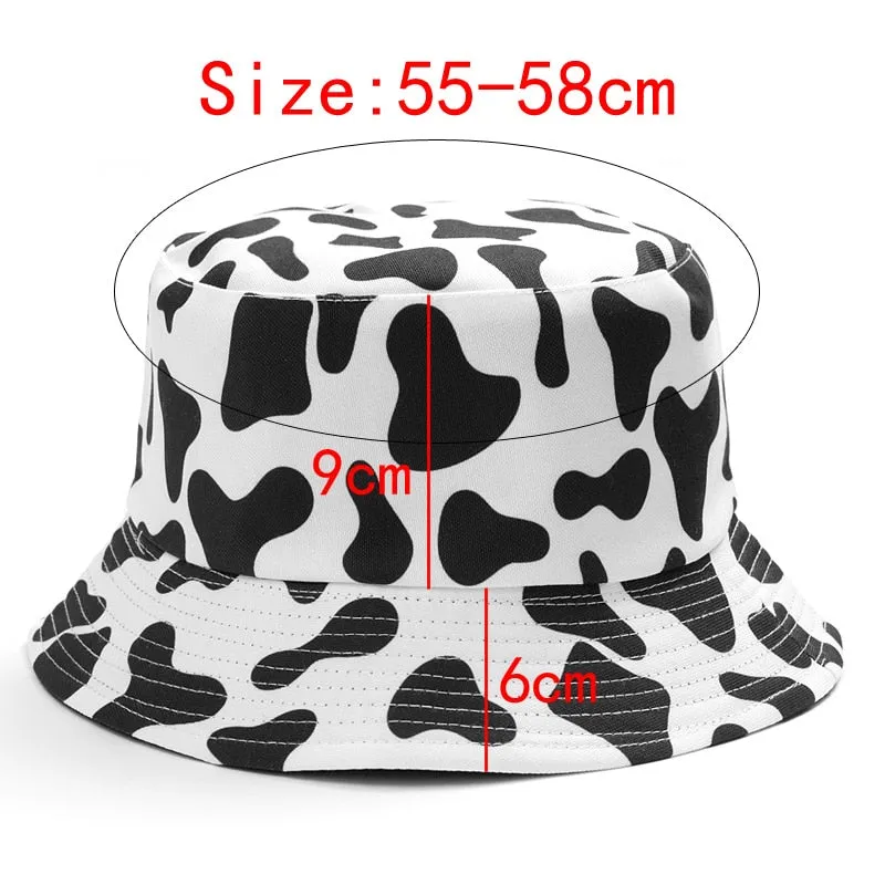 Reversible Summer Print Bucket Hat for Women - Travel-ready Bucket Hat