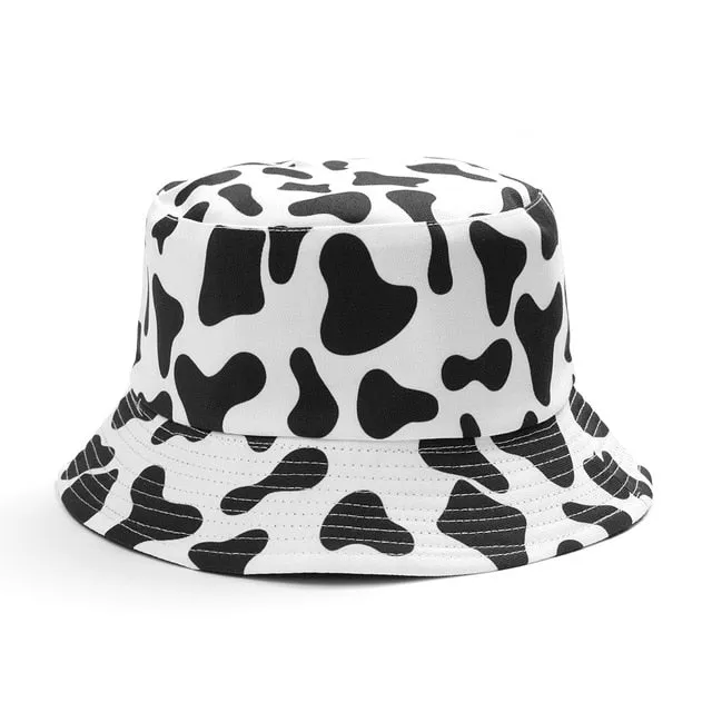 Reversible Summer Print Bucket Hat for Women - Travel-ready Bucket Hat