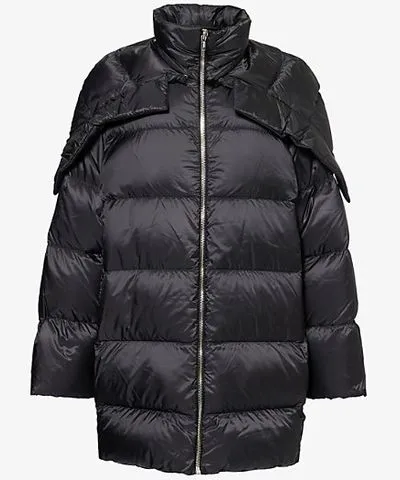 Rick Owens X Moncler Hooded Cyclopic Down Coat