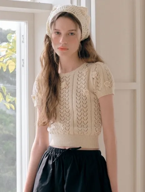 rolarola  |U-Neck Short Sleeves V-neck & Crew neck