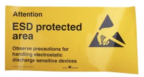 Safety Poster, Vinyl, English, 300 mm, 600mm